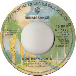 Renaissance (4) Northern Lights USED VINYL 7INCH 45 RPM SINGLE
