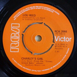 Lou Reed Charley's Girl USED VINYL 7INCH 45 RPM