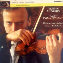 Yehudi Menuhin / Ernest Bloch / Philharmonia Orchestra / Paul Kletzki Violin Concerto Vinyl LP USED