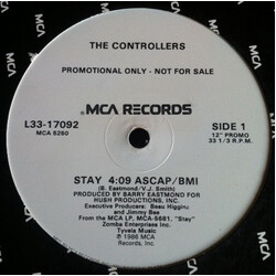 The Controllers (2) Stay USED VINYL 12INCH 33 S RPM PROMO