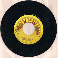 Carl Perkins Lend Me Your Comb/ Glad All Over USED VINYL 7INCH 45 RPM REISSUE MONO