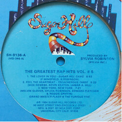 Various The Greatest Rap Hits Vol 5 Vinyl LP USED