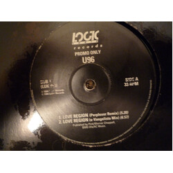 U96 Love Region USED VINYL 12INCH 33 S RPM PROMO