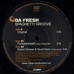 Da Fresh Spaghetti Groove USED VINYL 12INCH 45 RPM 33 S RPM