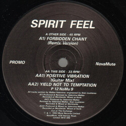 Spirit Feel Forbidden Chant VINYL 12" USED