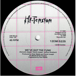 Hi-Tension We've Got The Funk VINYL 12" USED