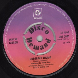 Wayne Gibson Under My Thumb USED VINYL 7INCH 45 RPM SINGLE