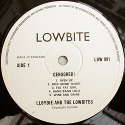 Lloydie & The Lowbites Censored! Vinyl LP USED
