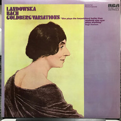 Johann Sebastian Bach / Wanda Landowska Goldberg Variations Vinyl LP USED