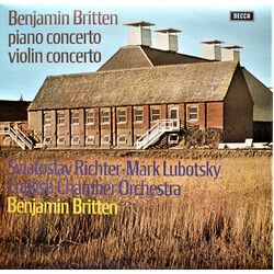 Benjamin Britten / Sviatoslav Richter / Mark Lubotsky / English Chamber Orchestra Piano Concerto / Violin Concerto Vinyl LP USED