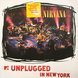 Nirvana MTV Unplugged In New York Vinyl LP USED