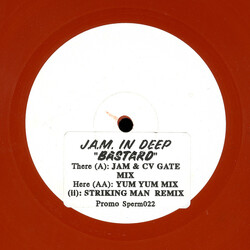 J.A.M. In Deep Bastard USED VINYL 12INCH PROMO WHITE LABEL