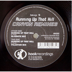 Levy 9 Running Up That Hill (Canyon Remixes) USED VINYL 12INCH 45 RPM