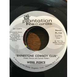 Webb Pierce Rhinestone Cowboy Club USED VINYL 7INCH 45 RPM SINGLE PROMO