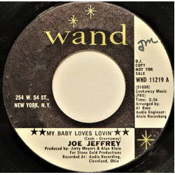 Joe Jeffrey My Baby Loves Lovin' USED VINYL 7INCH 45 RPM PROMO