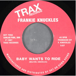 Frankie Knuckles Baby Wants To Ride / Your Love USED VINYL 7INCH 45 RPM REISSUE