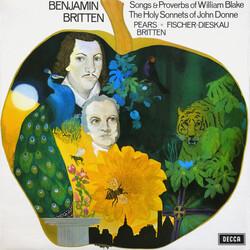 Benjamin Britten / Peter Pears / Dietrich Fischer-Dieskau Songs & Proverbs Of William Blake - The Holy Sonnets Of John Donne Vinyl LP USED
