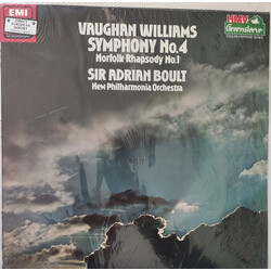 Ralph Vaughan Williams / Sir Adrian Boult / New Philharmonia Orchestra Symphony No. 4 Vinyl LP USED