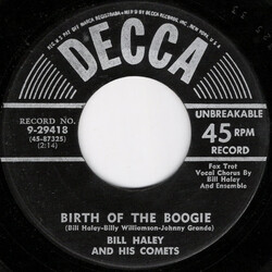 Bill Haley And His Comets Birth Of The Boogie / Mambo Rock USED VINYL 7INCH 45 RPM SINGLE