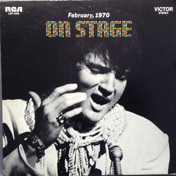 Elvis Presley On Stage - February, 1970 Vinyl LP USED