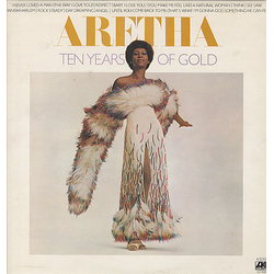 Aretha Franklin Ten Years Of Gold Vinyl LP USED