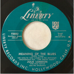 Julie London Meaning Of The Blues USED VINYL 7INCH 45 RPM SINGLE