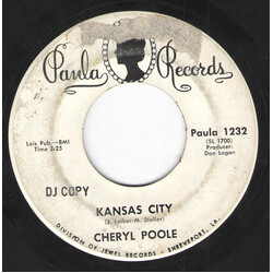 Cheryl Poole Kansas City USED VINYL 7INCH 45 RPM PROMO