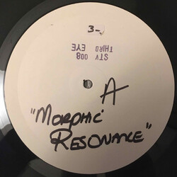 Third Eye Morphic Resonance USED VINYL 12INCH 33 S RPM 45 RPM WHITE LABEL