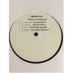 Michael Jackson / Faith Evans Butterflies / Rock My World / You Gets No Love (UK Garage Mixes) USED VINYL 12INCH LIMITED EDITION PROMO UNOFFICIAL RELE