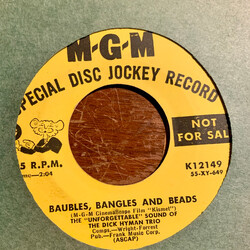 The Dick Hyman Trio Baubles, Bangles And Beads / Mack, The Knife USED VINYL 7INCH 45 RPM PROMO