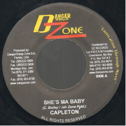Capleton / Hollow Point She's Ma Baby / Pop Pop USED VINYL 7INCH 45 RPM