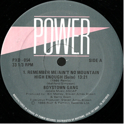 Boys Town Gang Remember Me / Ain't No Mountain High Enough VINYL 12" USED