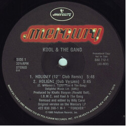 Kool & The Gang Holiday USED VINYL 12INCH 33 S RPM SINGLE PROMO