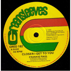 Frankie Paul / General Trees Closer I Get To You / Heart Mind And Soul Vinyl 12" USED
