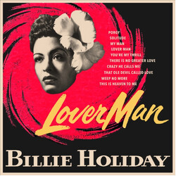 Billie Holiday Lover Man Vinyl LP USED