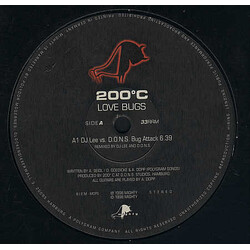 200 Degrees Love Bugs USED VINYL 12INCH MAXI-SINGLE 33 S RPM