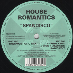 House Romantics Spandisco USED VINYL 12INCH
