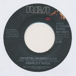 Charley Pride Crystal Chandeliers / You'll Still Be The One USED VINYL 7INCH 45 RPM SINGLE REISSUE MONO