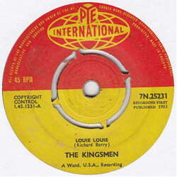 The Kingsmen Louie Louie VINYL 7" USED