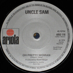 Uncle Sam (2) Oh Pretty Woman USED VINYL 7INCH 45 RPM