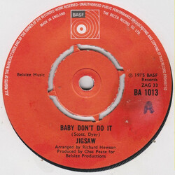 Jigsaw (3) Baby Don't Do It Vinyl 7" USED