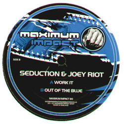 DJ Seduction / Joey Riot Work It / Out Of The Blue Vinyl 12" USED