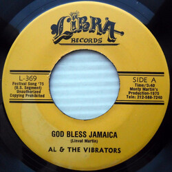 Al & The Vibrators God Bless Jamaica USED VINYL 7INCH 45 RPM SINGLE