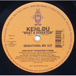 Kenlou What A Sensation USED VINYL 12INCH 33 S RPM