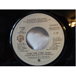 Eugene Record Fan The Fire USED VINYL 7INCH 45 RPM SINGLE PROMO STEREO MONO