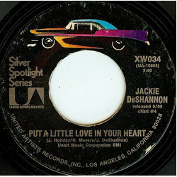 Jackie DeShannon Put A Little Love In Your Heart / When You Walk In The Room USED VINYL 7INCH 45 RPM