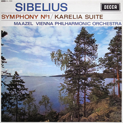 Jean Sibelius / Lorin Maazel / Wiener Philharmoniker Symphony № 1 / Karelia Suite Vinyl LP USED