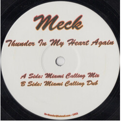 Meck (2) Thunder In My Heart Again USED VINYL 12INCH 45 RPM