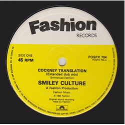 Smiley Culture Cockney Translation USED VINYL 12INCH 45 RPM