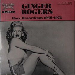 Ginger Rogers Rare Recordings 1930-1972 Vinyl LP USED